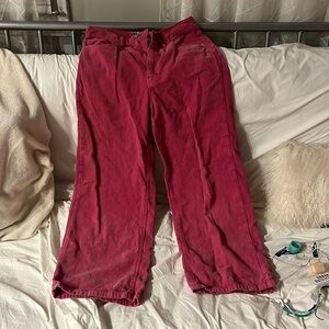 BDG pink corduroy pants
